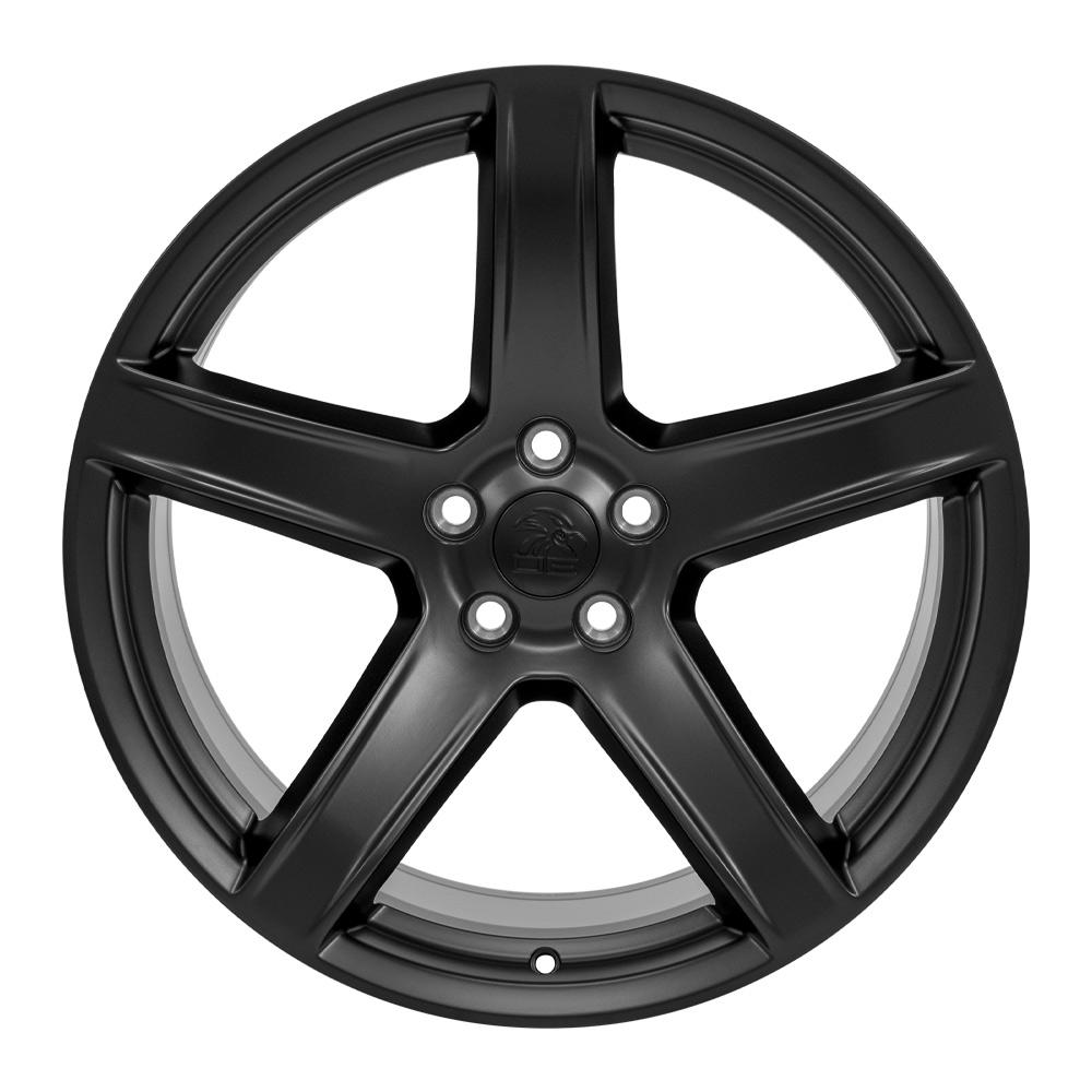 20" Replica Wheel DG22 Fits Dodge Challenger 20x9.5 Satin Black Wheel