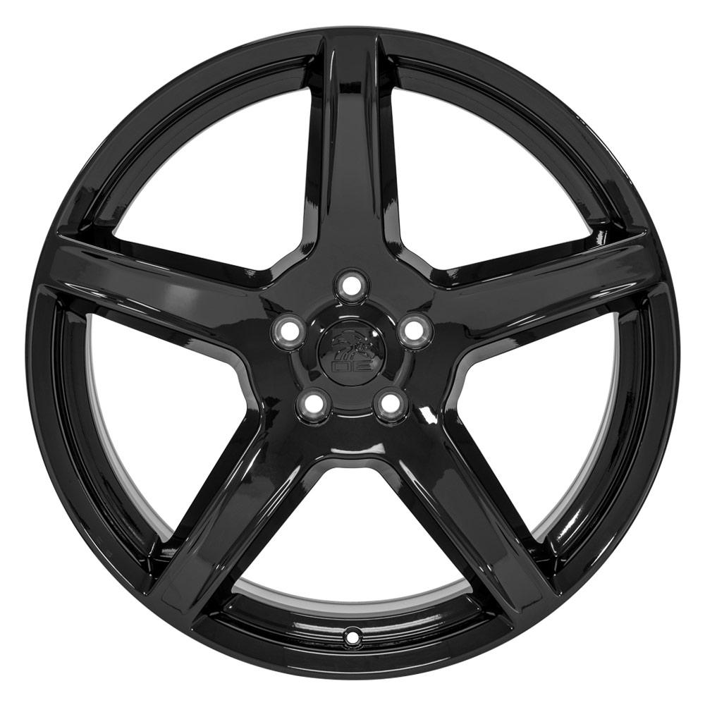 22" Replica Wheel DG22 Fits Jeep Grand Cherokee 22x9.5 Gloss Black Wheel