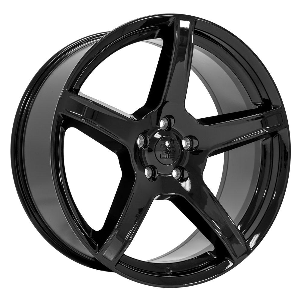 22" Replica Wheel DG22 Fits Jeep Grand Cherokee 22x9.5 Gloss Black Wheel