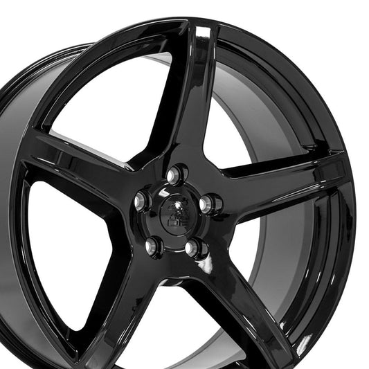 22" Replica Wheel DG22 Fits Jeep Grand Cherokee 22x9.5 Gloss Black Wheel