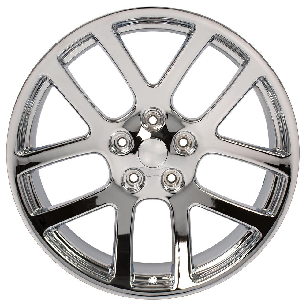 22" Replica Wheel DG51 Fits Dodge RAM 22x10 Chrome Wheel