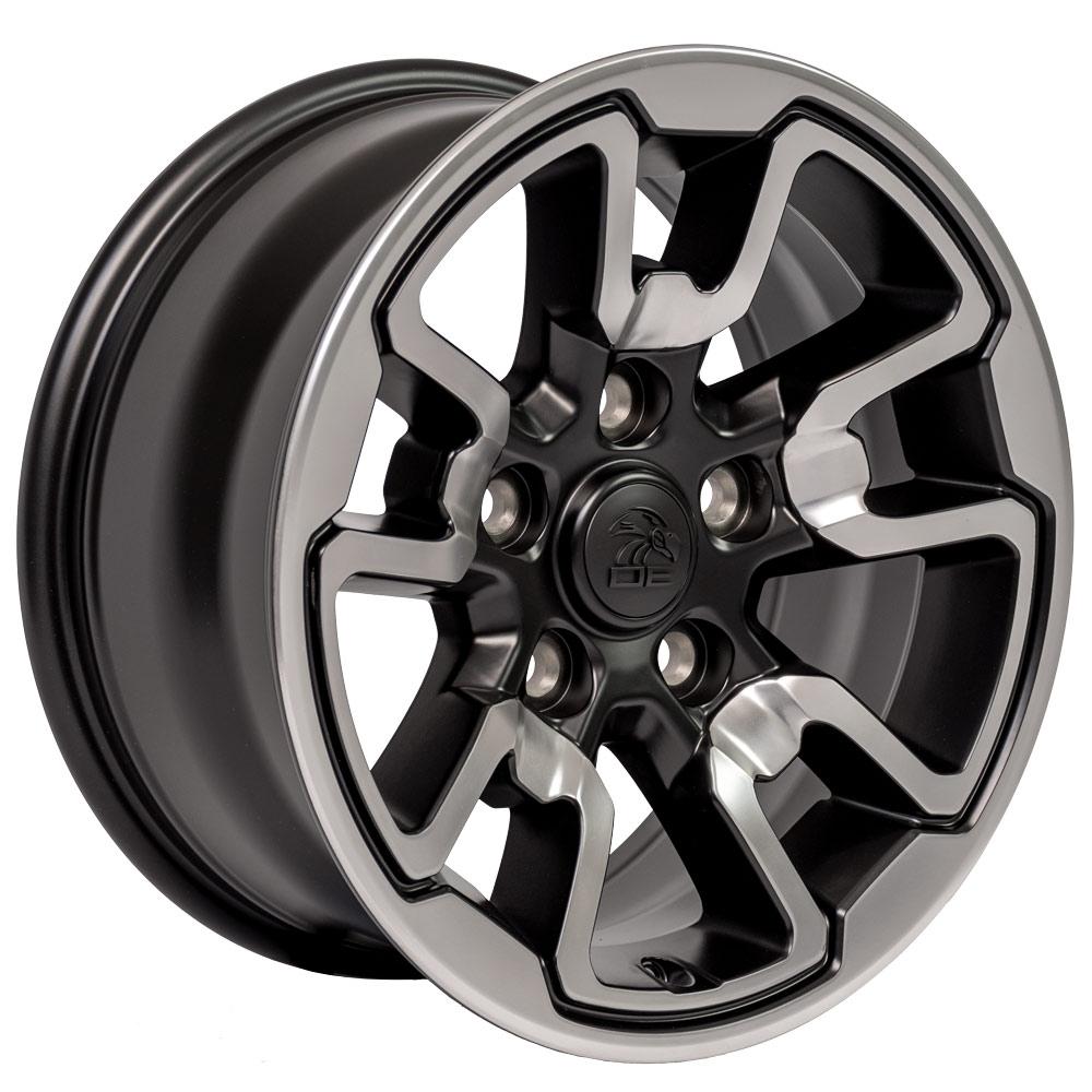 17" Replica Wheel DG55 Fits Dodge RAM Rebel 17x8 Polished w/Satin Wheel