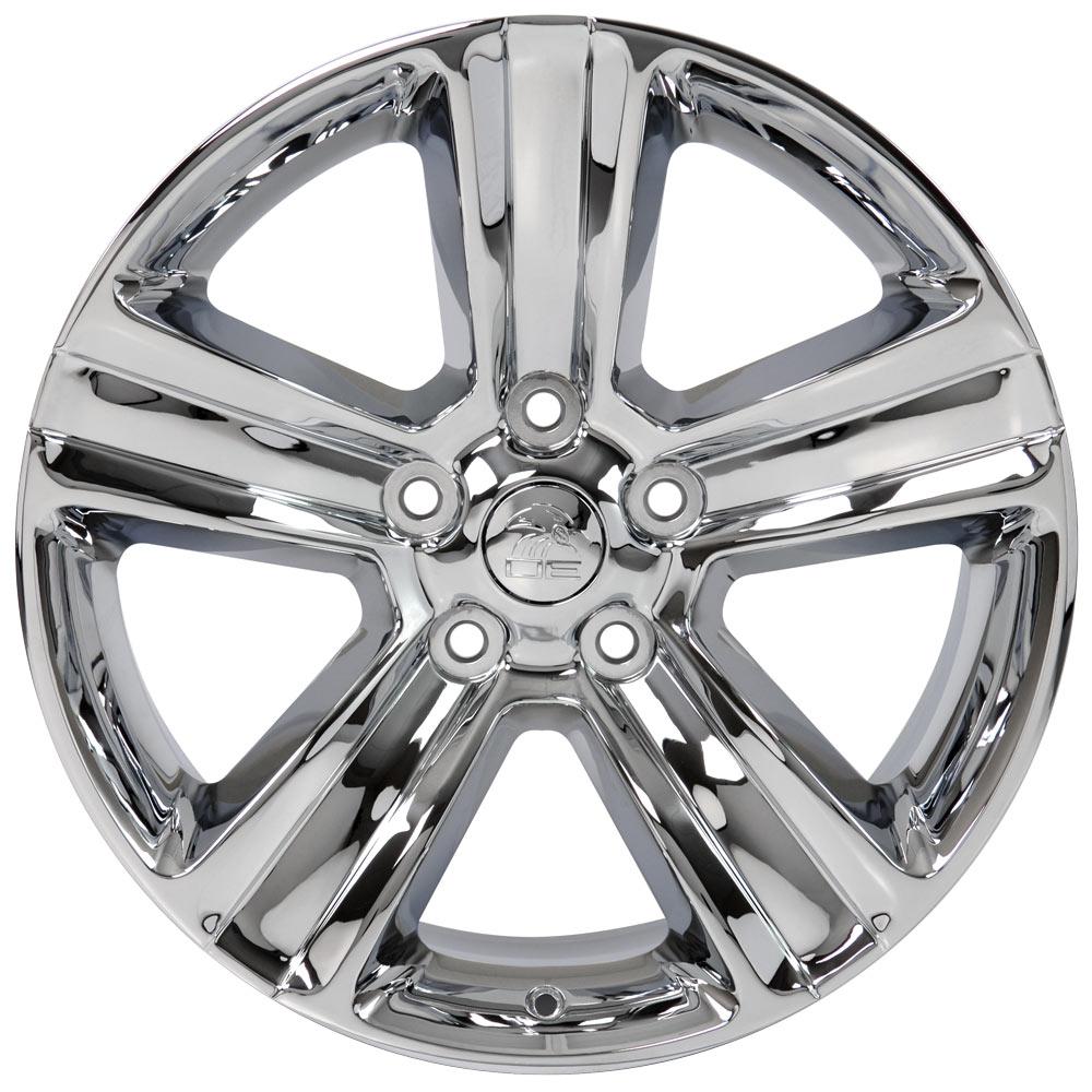 20" Replica Wheel DG65 Fits Dodge RAM 20x9 Chrome Wheel