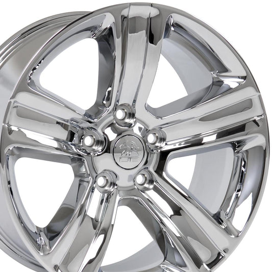 20" Replica Wheel DG65 Fits Dodge RAM 20x9 Chrome Wheel