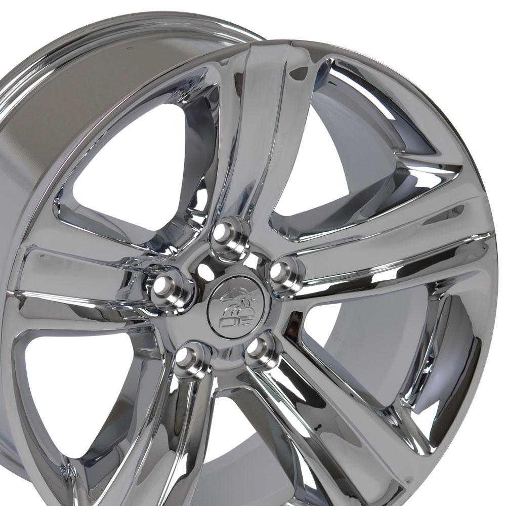 20" Replica Wheel DG65 Fits Dodge RAM 20x9 Chrome Wheel