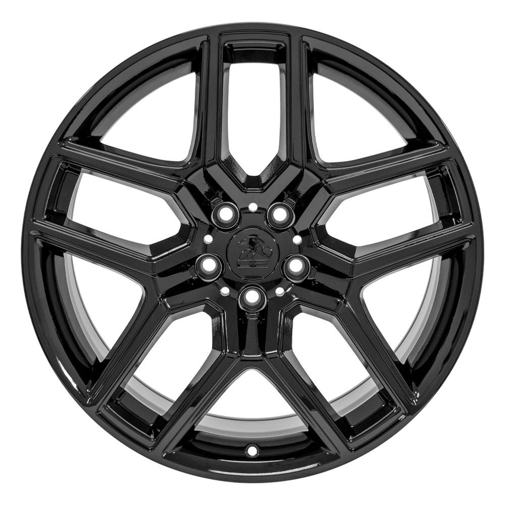 20" Replica Wheel FR73 Fits Ford Explorer 20x9 Gloss Black Wheel