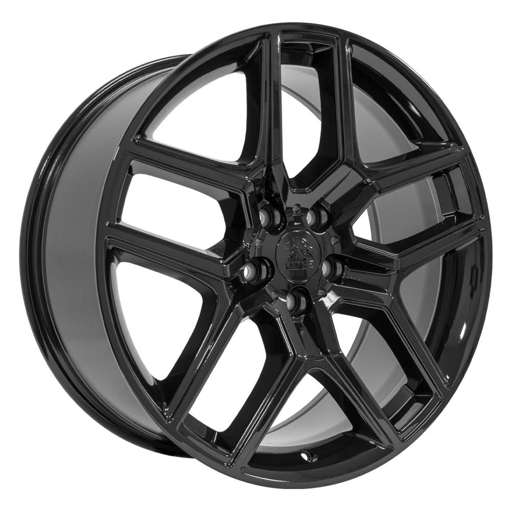 20" Replica Wheel FR73 Fits Ford Explorer 20x9 Gloss Black Wheel