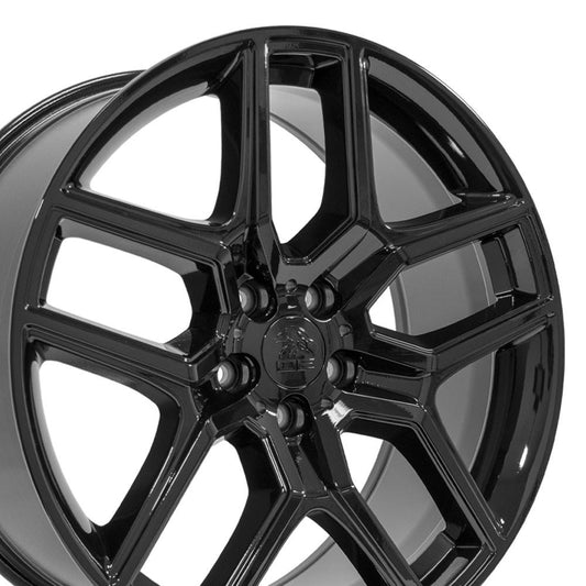 20" Replica Wheel FR73 Fits Ford Explorer 20x9 Gloss Black Wheel