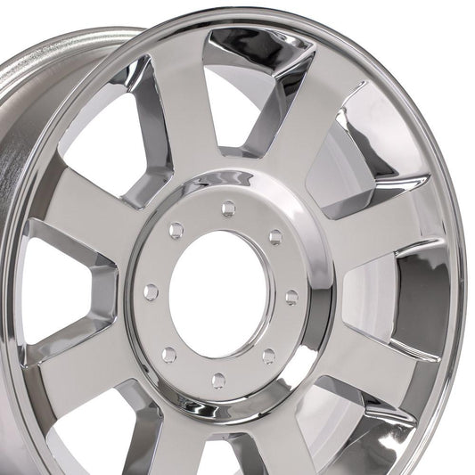 20" Replica Wheel FR78 Fits Ford Super Duty 20x8 Chrome Wheel