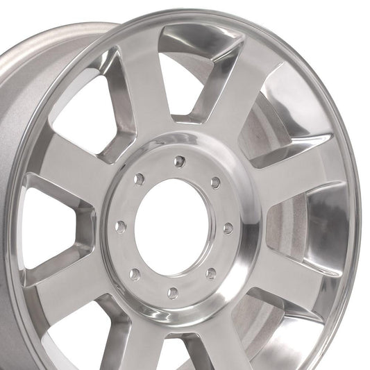 20" Replica Wheel FR78 Fits Ford Super Duty 20x8 Polished Wheel