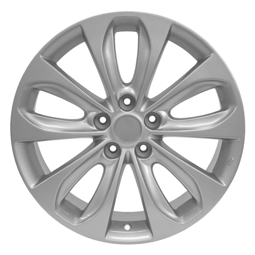 18" Replica Wheel HY02 Fits Hyundai Wheel 18x7.5 Silver Wheel