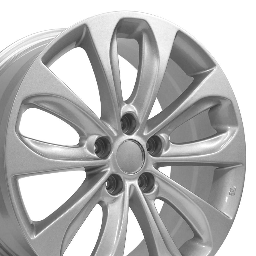 18" Replica Wheel HY02 Fits Hyundai Wheel 18x7.5 Silver Wheel