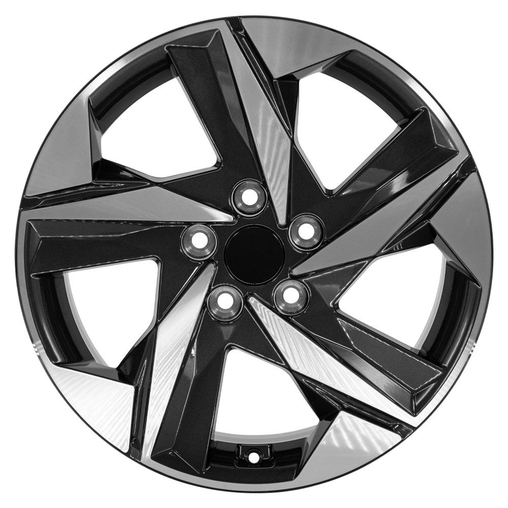 17" Replica HY12 fits Hyundai 17x7 Gloss Black