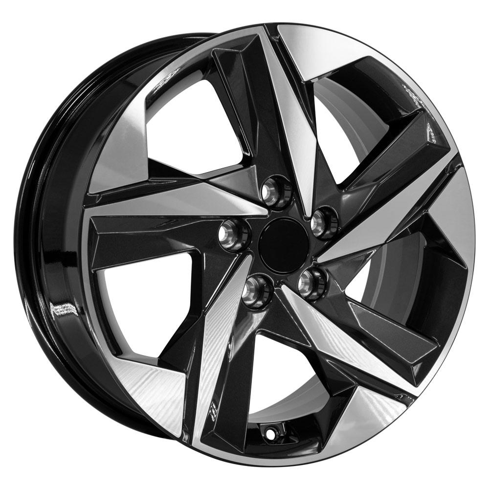 17" Replica HY12 fits Hyundai 17x7 Gloss Black