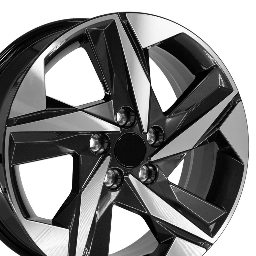 17" Replica HY12 fits Hyundai 17x7 Gloss Black