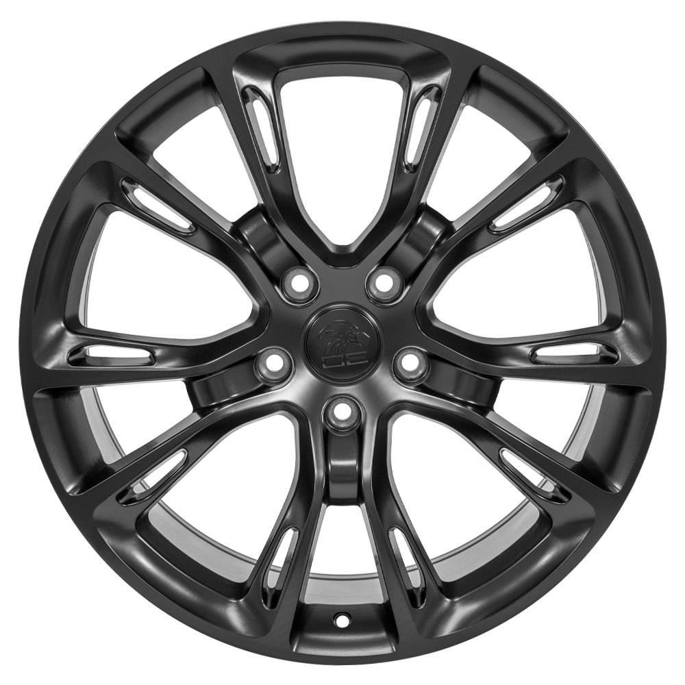 20" Replica Wheel JP16 Fits Jeep Grand Cherokee 20x8.5 Black Wheel