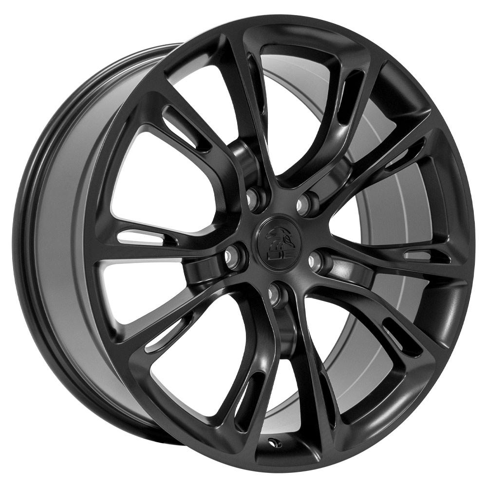 20" Replica Wheel JP16 Fits Jeep Grand Cherokee 20x8.5 Black Wheel