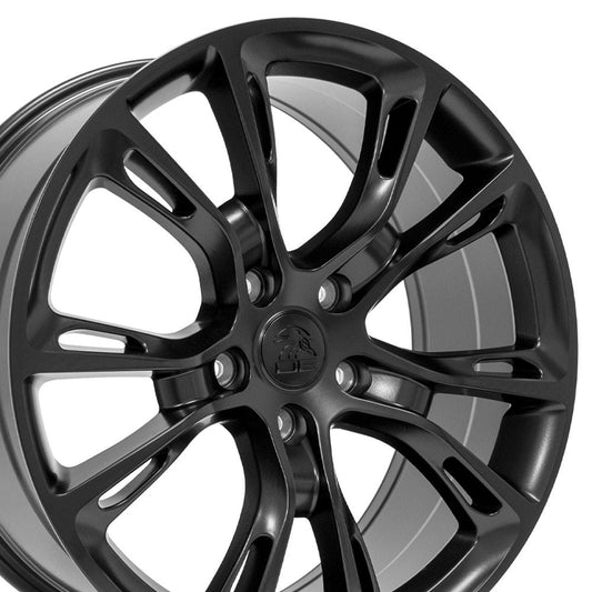 20" Replica Wheel JP16 Fits Jeep Grand Cherokee 20x8.5 Black Wheel