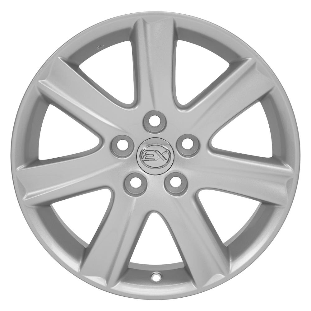 17" Replica Wheel LX12 Fits Lexus ES 17x7 Silver Wheel