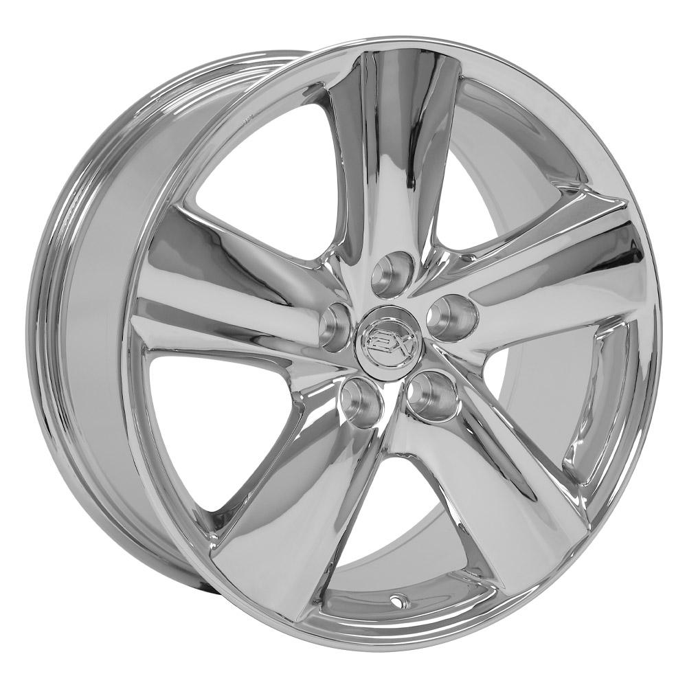 18" Replica Wheel LX19 Fits Lexus IS 18x8 Chrome Wheel