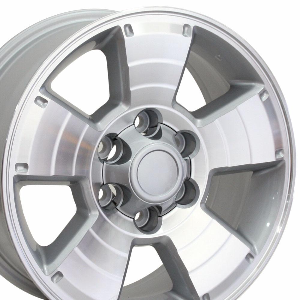 17" Replica Wheel TY09 Fits Toyota 4Runner 17x7.5 Silver Wheel