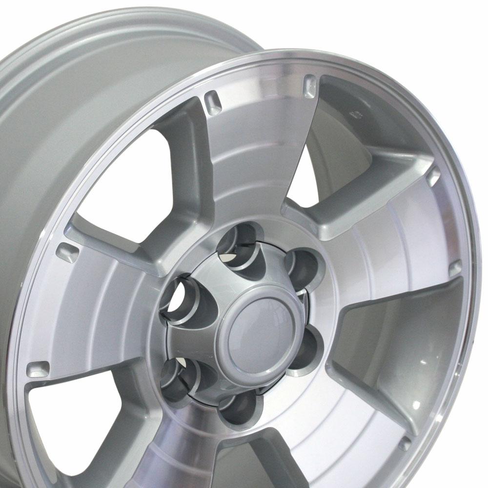 17" Replica Wheel TY09 Fits Toyota 4Runner 17x7.5 Silver Wheel