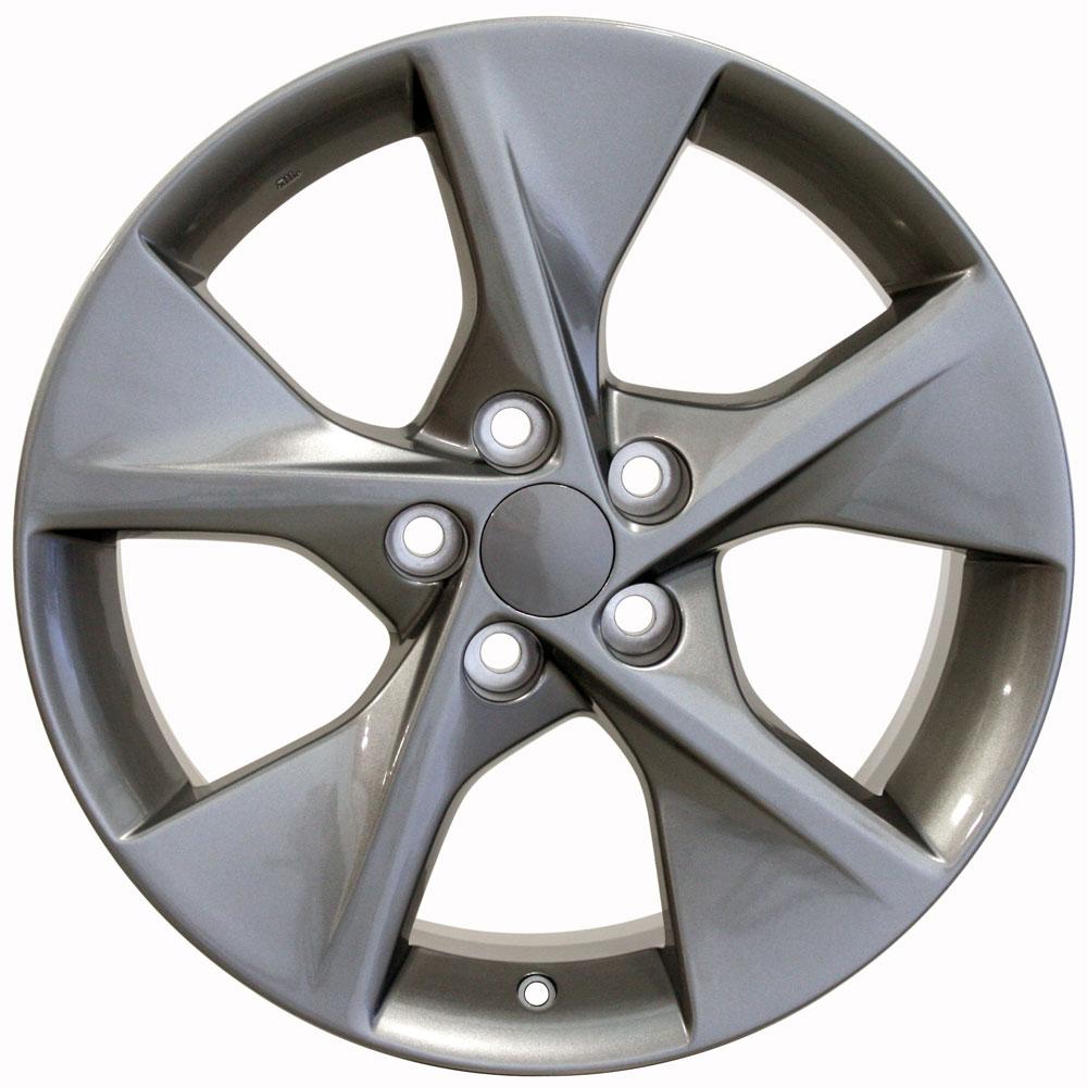 18" Replica Wheel TY12 Fits Toyota Camry 18x7.5 Gunmetal Wheel