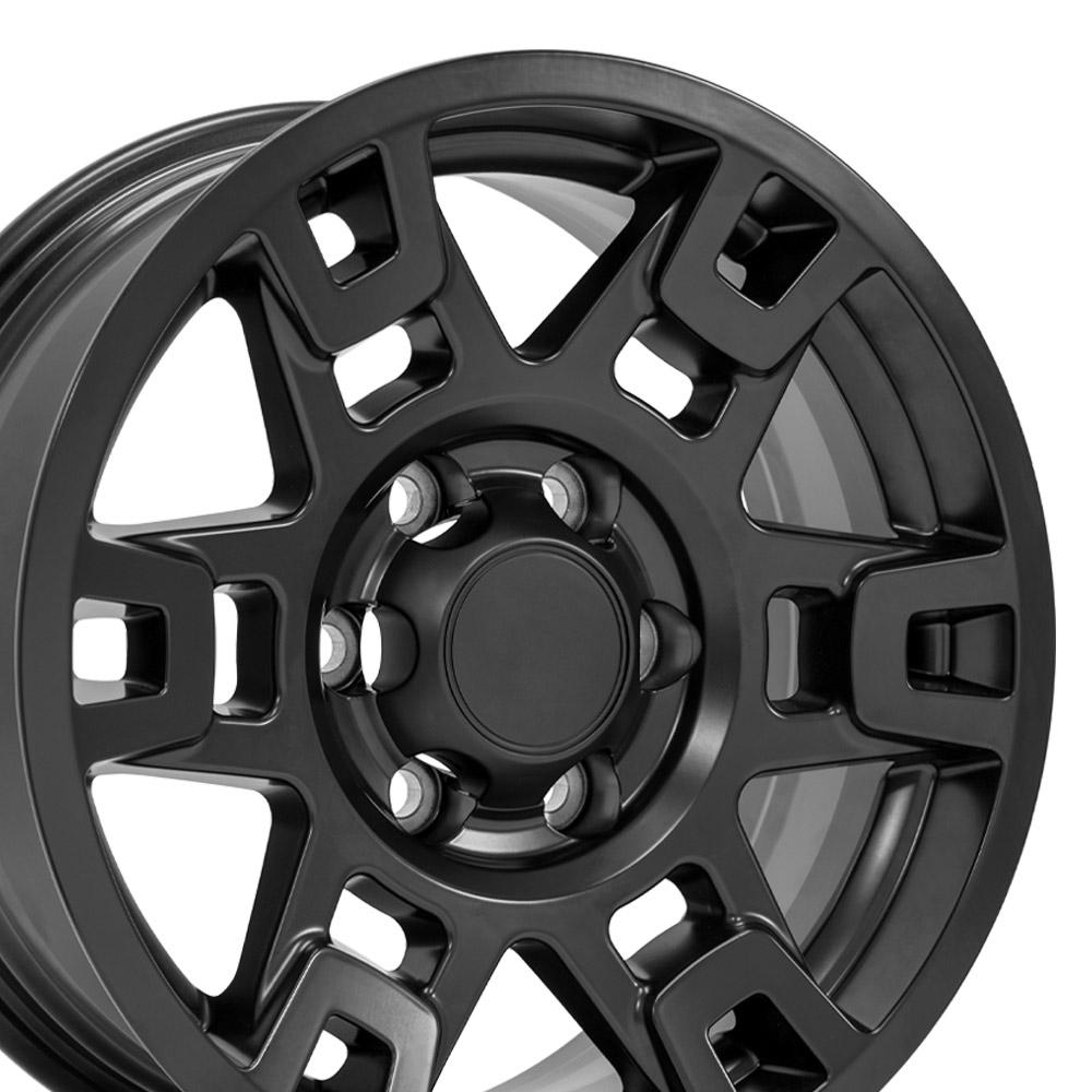 17" Replica Wheel TY16B Fits Toyota 4Runner 17x7 Matte Black Wheel