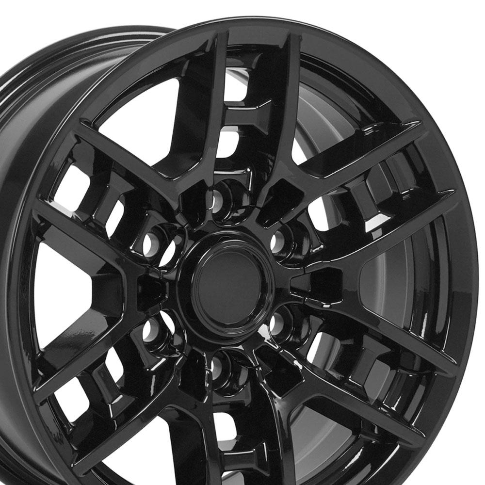 16" Replica Wheel TY17 Fits Toyota Tacoma TRD 16x7 Gloss Black Wheel