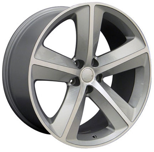 20" Replica Wheel DG05 Fits Dodge Charger SRT 20x9 Silver Wheel