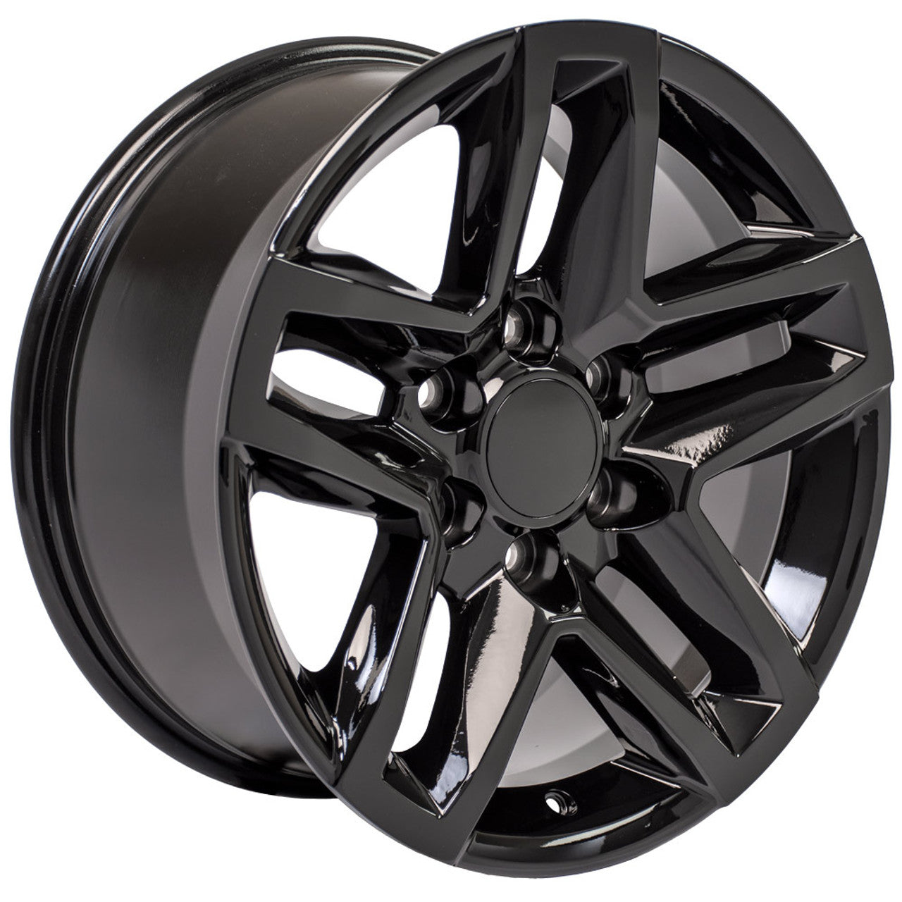 18 Inch Gloss Black Trail Boss Style GM Replica Wheel