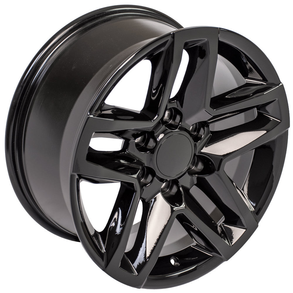 18 Inch Gloss Black Trail Boss Style GM Replica Wheel