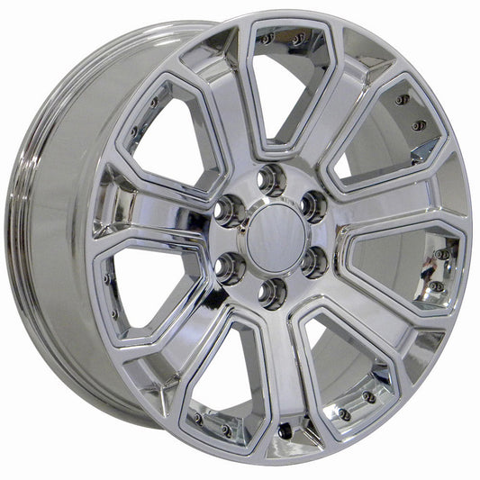 20 Inch Chrome With Chrome Inserts GM Replica Wheel