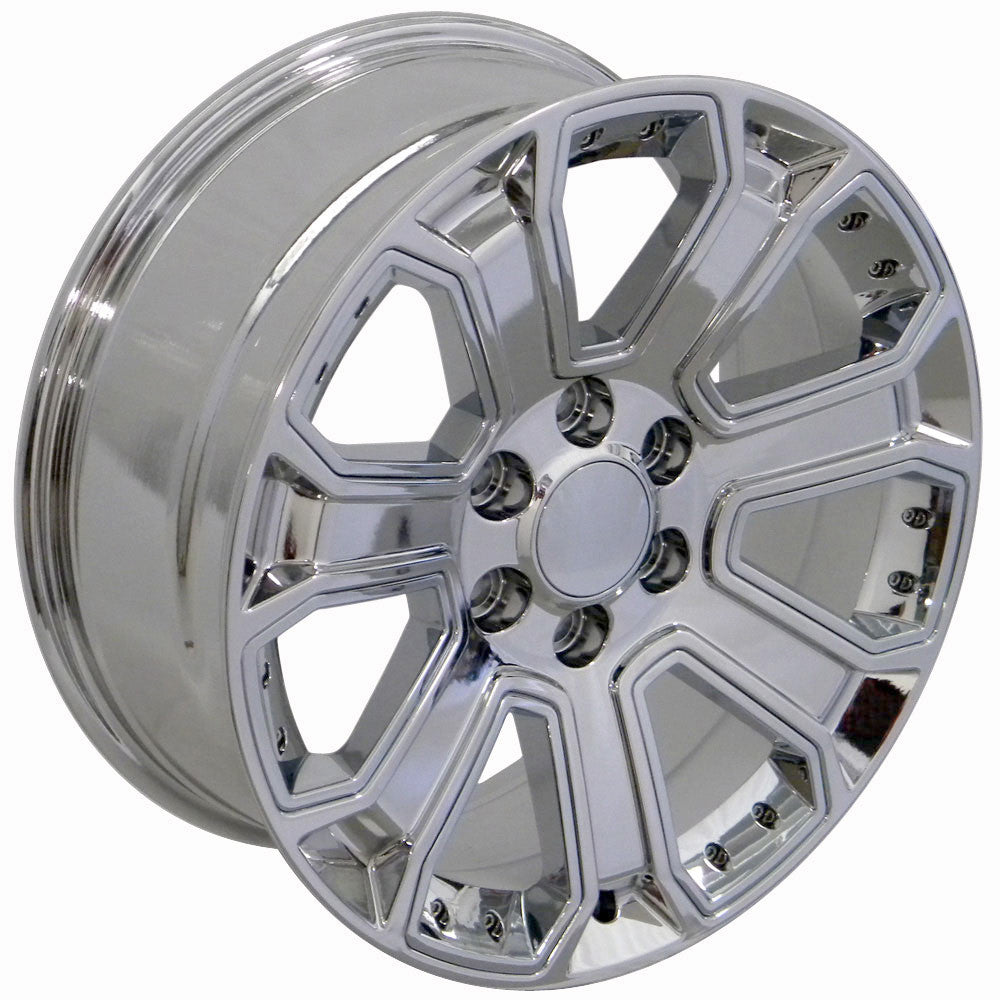 20 Inch Chrome With Chrome Inserts GM Replica Wheel