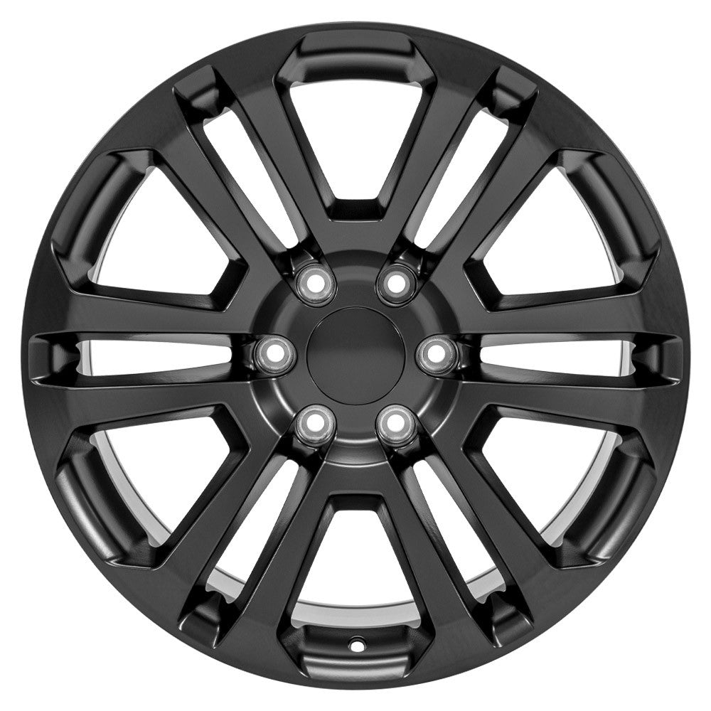 20 Inch Satin Black Split Spoke GM Replica Wheel