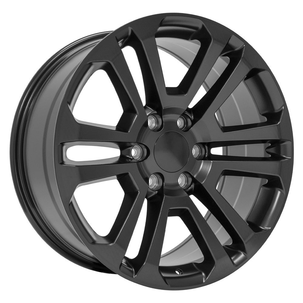 20 Inch Satin Black Split Spoke GM Replica Wheel