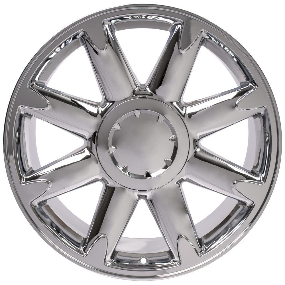 20 Inch Chrome Denali Style Eight Spoke GM Replica Wheel