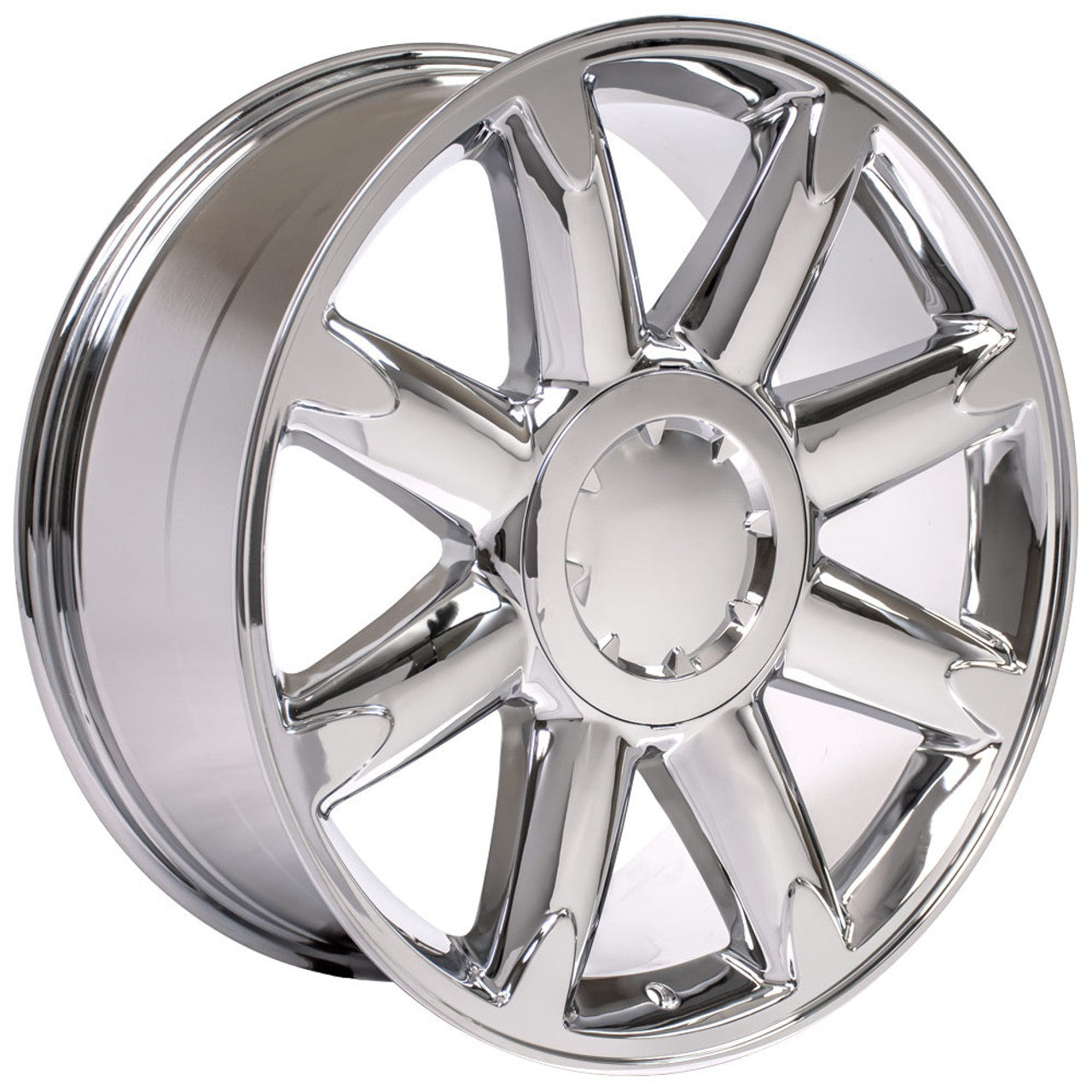 20 Inch Chrome Denali Style Eight Spoke GM Replica Wheel