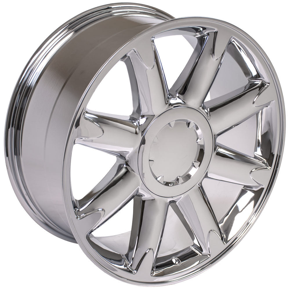 20 Inch Chrome Denali Style Eight Spoke GM Replica Wheel