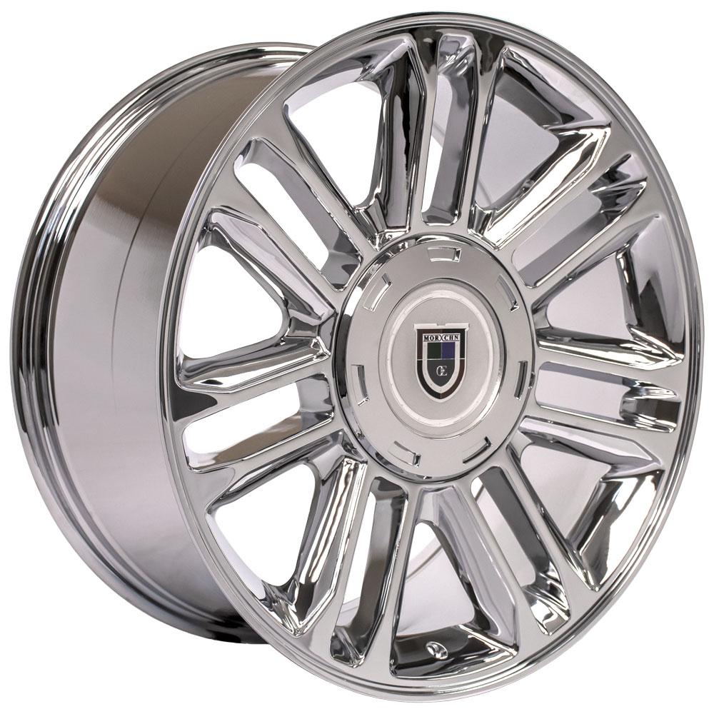 22 Inch Chrome Escalade Split Spoke Replica GM Replica Wheel ...