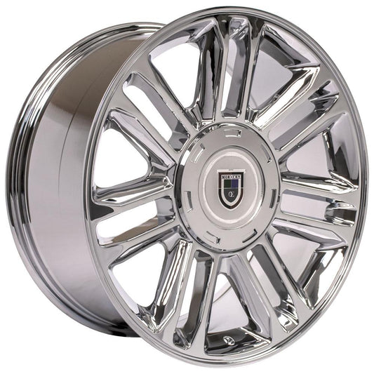 22 Inch Chrome Escalade Split Spoke Replica GM Replica Wheel