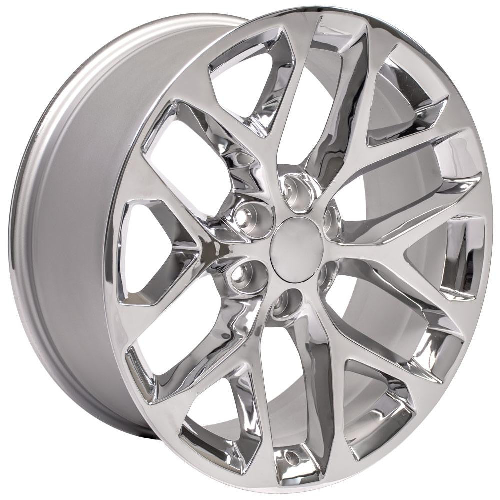 22 Inch Chrome Snowflake GM Replica Wheel – Wheels4Trucks