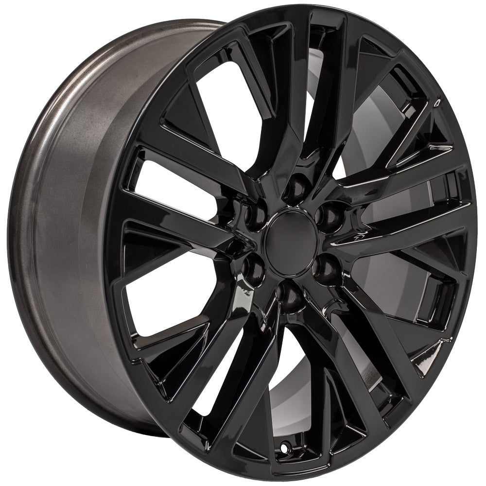 22 Inch Gloss Black Next Gen Sierra GM Replica Wheel