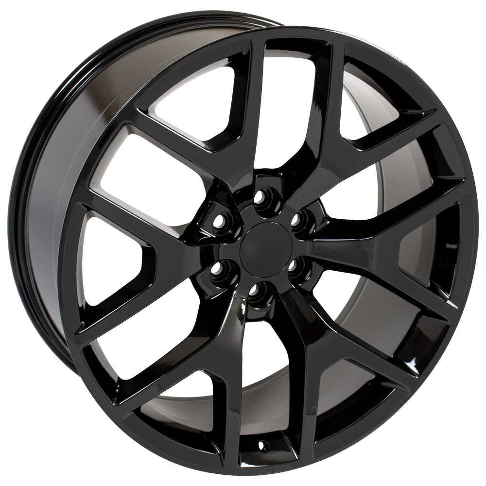 20 Inch Gloss Black Honeycomb GM Replica Wheel