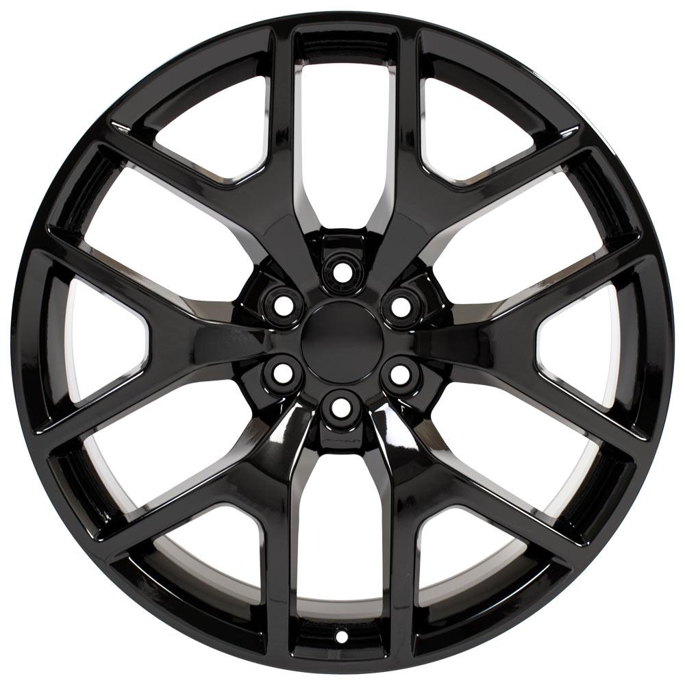 20 Inch Gloss Black Honeycomb GM Replica Wheel