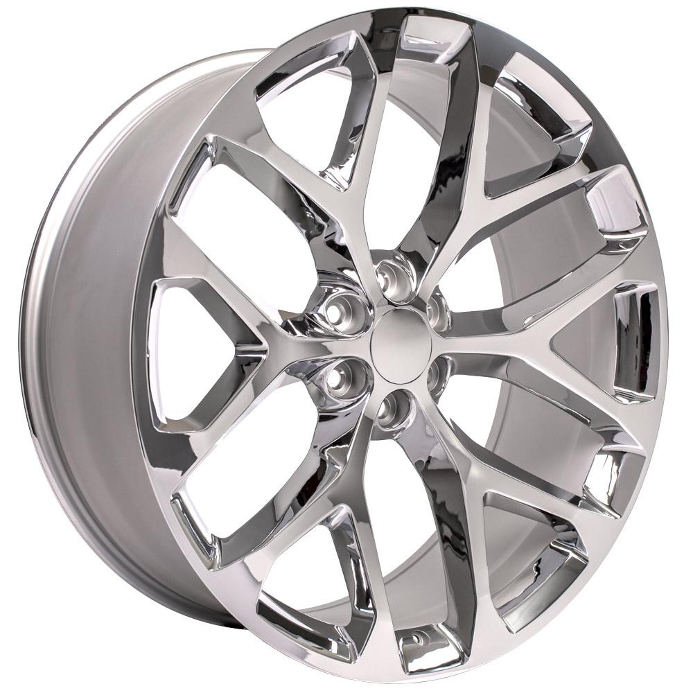 24 Inch Chrome Snowflake GM Replica Wheel