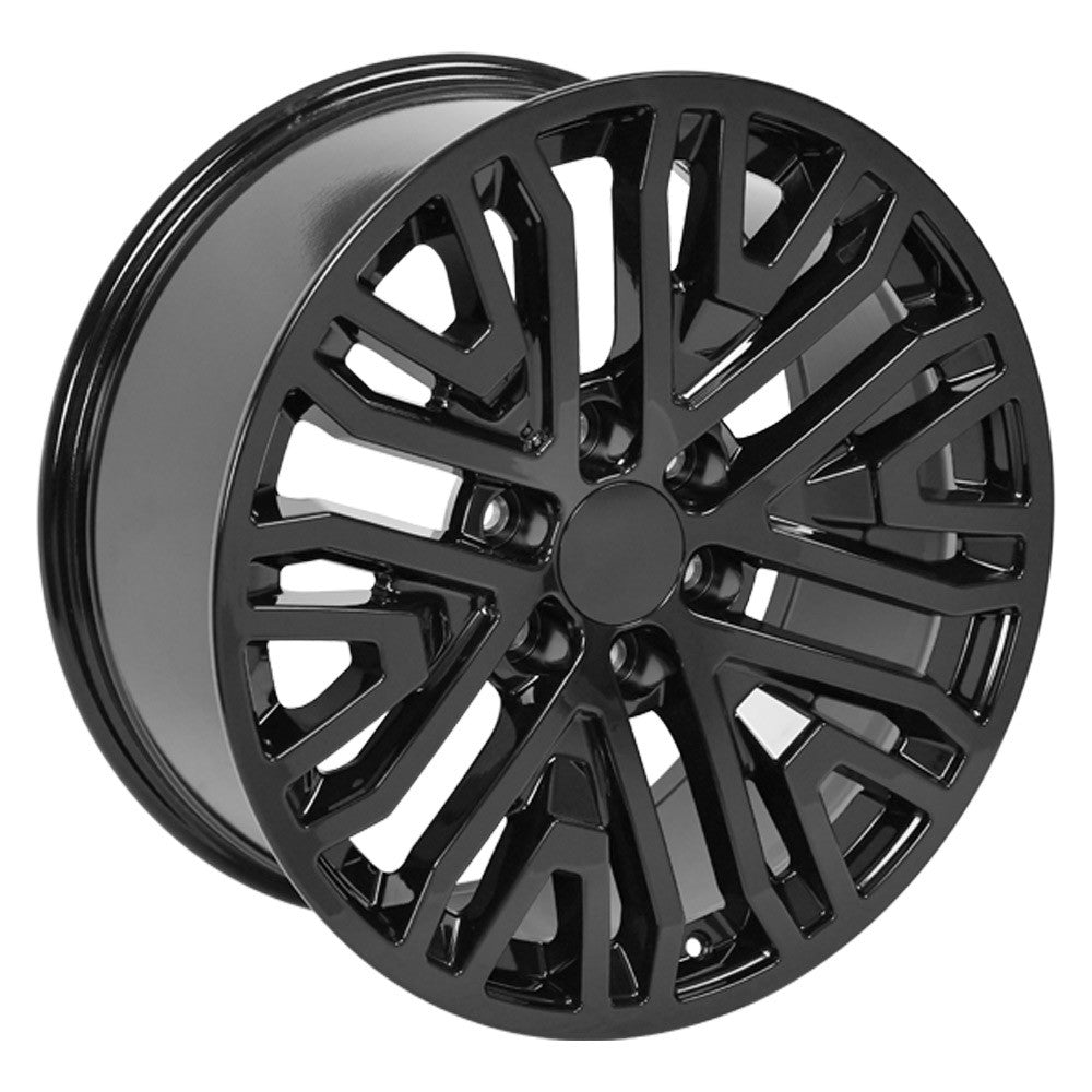 20 Inch Gloss Black Six Split Spoke GM Replica Wheel