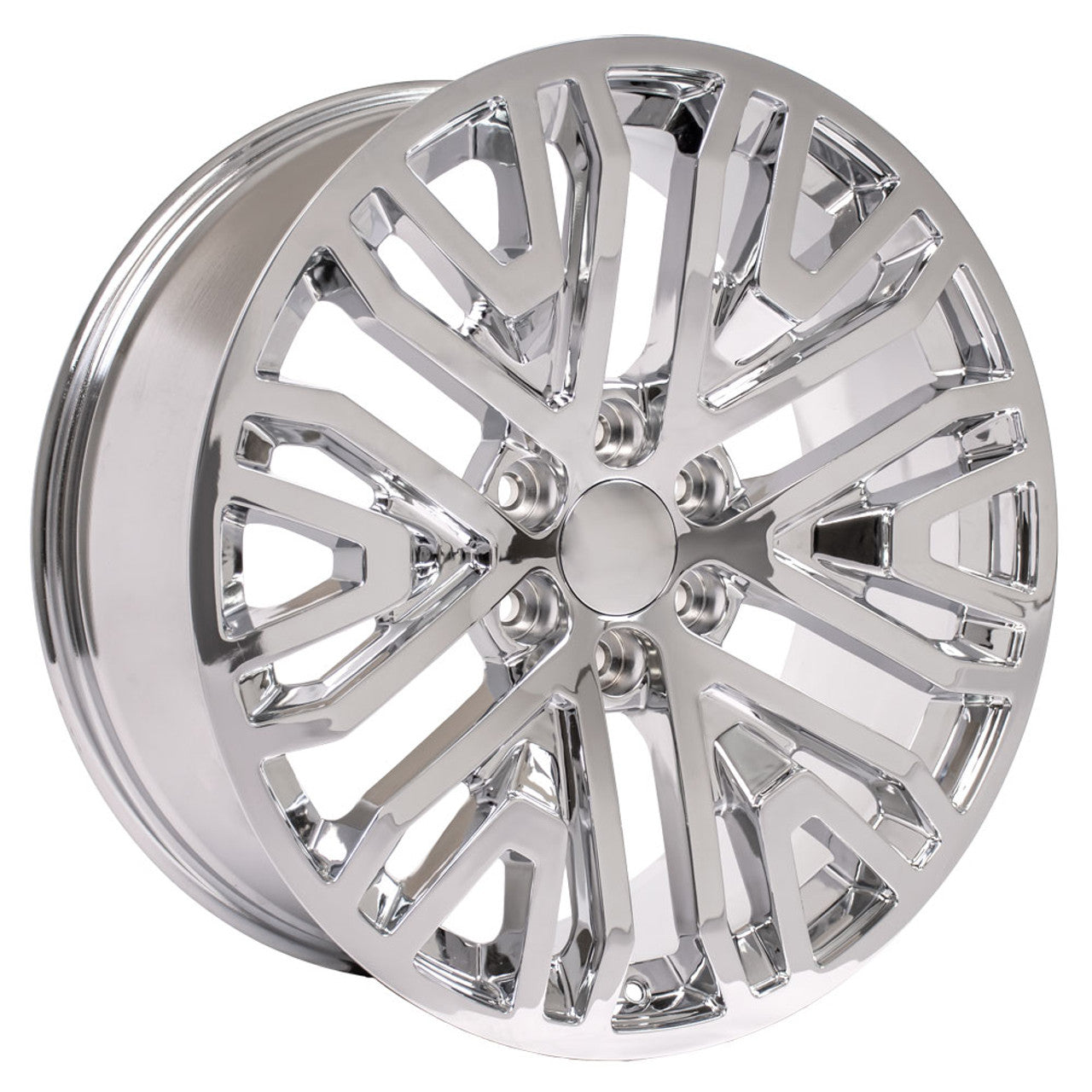 22 Inch Chrome Six Split Spoke GM Replica Wheel