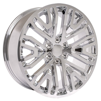 22 Inch Chrome Six Split Spoke GM Replica Wheel