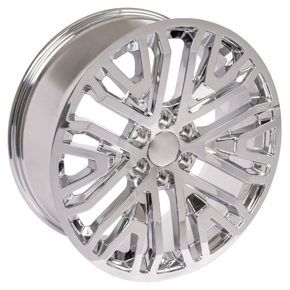 22 Inch Chrome Six Split Spoke GM Replica Wheel